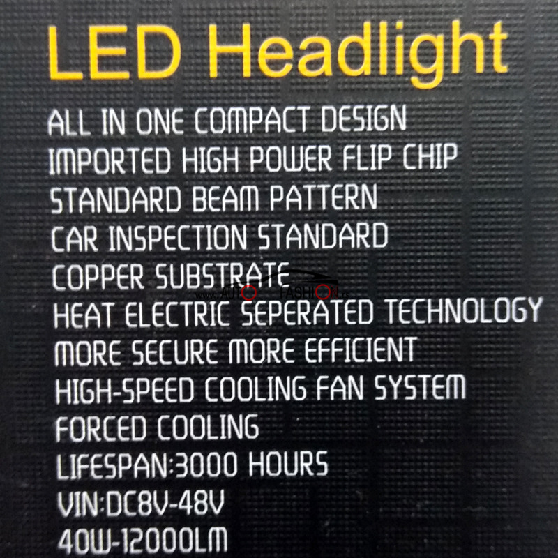 LED set H7 DOUBLE LIGHT C9S