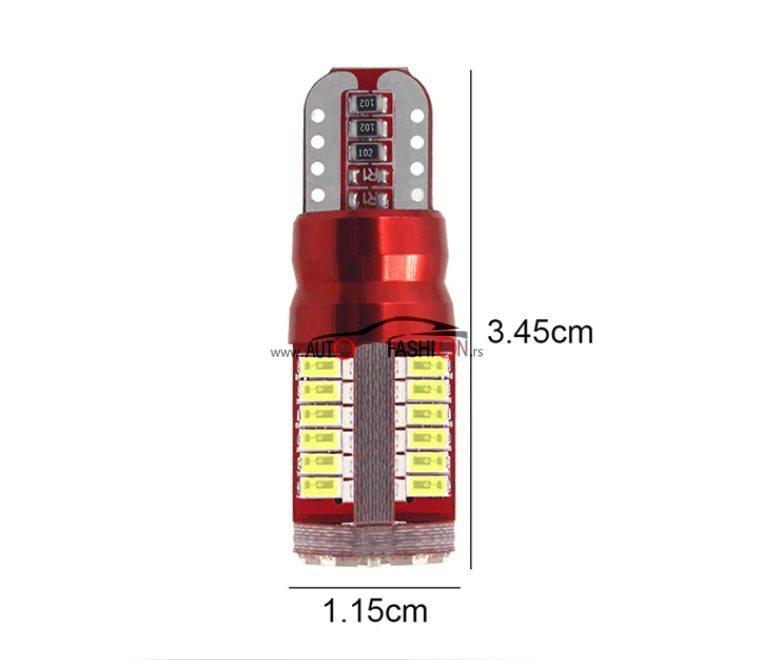 LED sijalica T10 W5W 57 dioda CANBUS