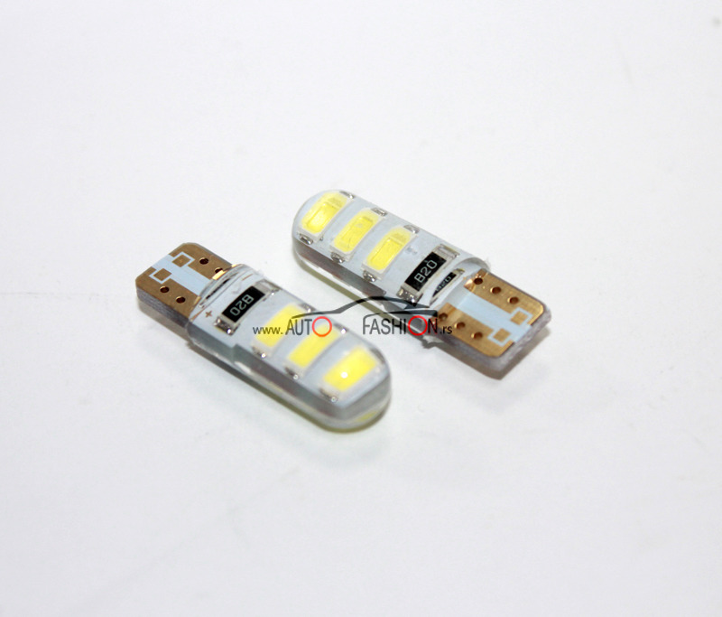 LED sijalica T10 W5W 6 smd SILIKON