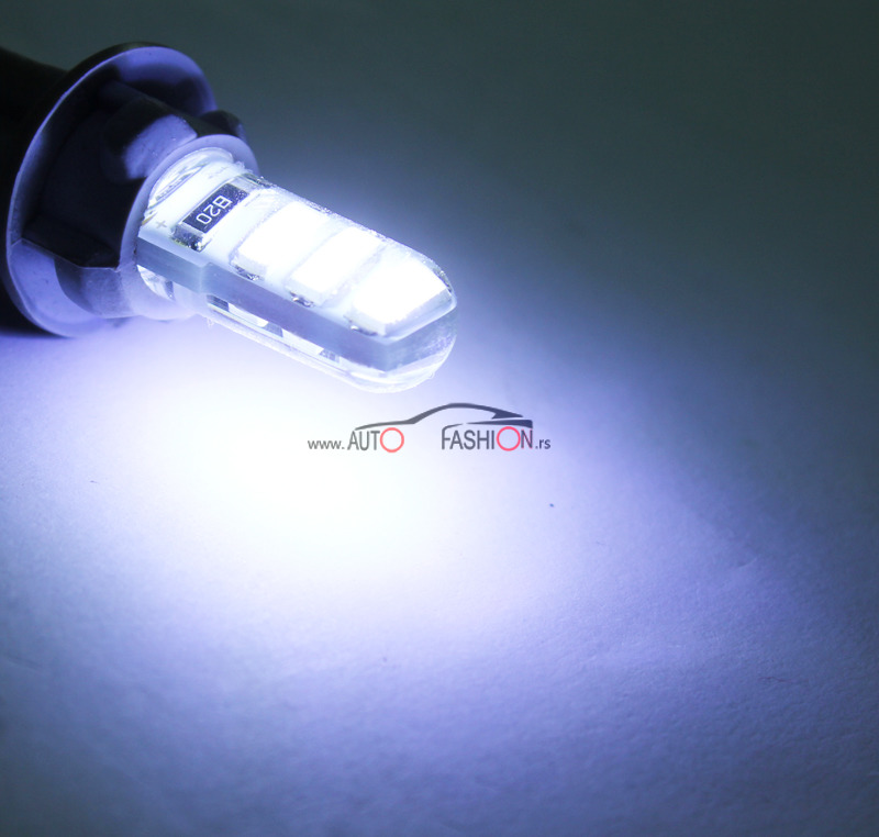 LED sijalica T10 W5W 6 smd SILIKON