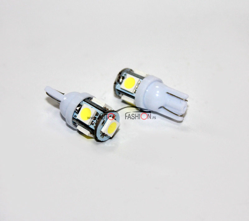 LED sijalica T10 W5W 5 SMD 24V