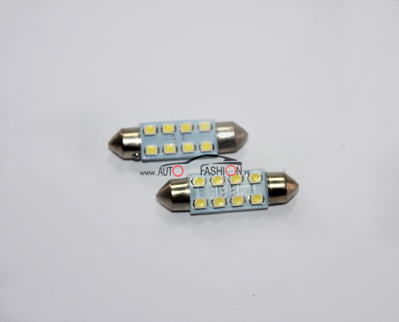 LED sijalica Festoon C10W C5W 39mm 8smd 24V