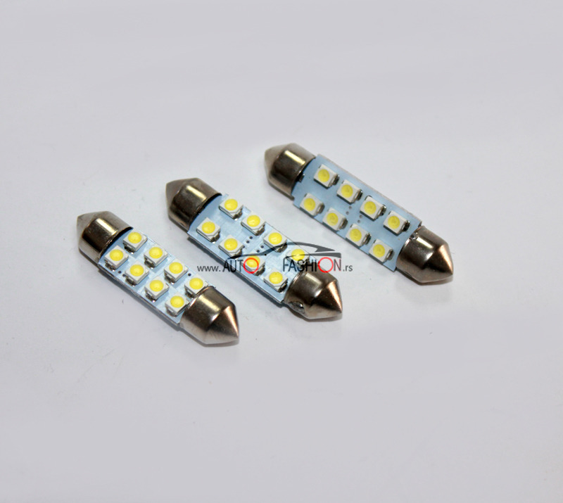 LED sijalica Festoon C10W C5W 39mm 8 smd 3528