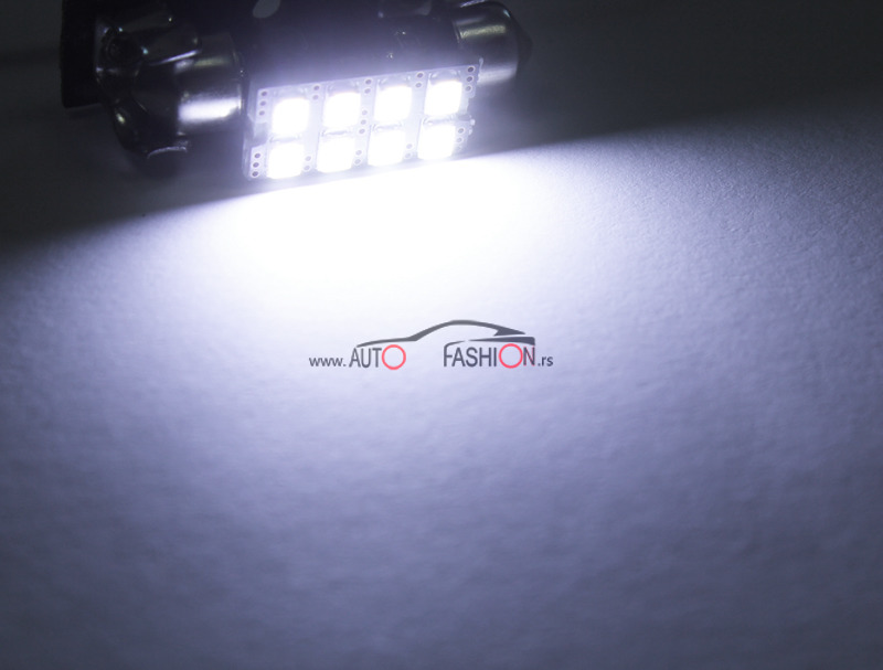 LED sijalica Festoon C10W C5W 39mm CANBUS 8 smd BRUTAL