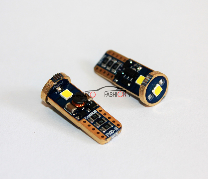 LED sijalica T10 W5W 3 diode CANBUS