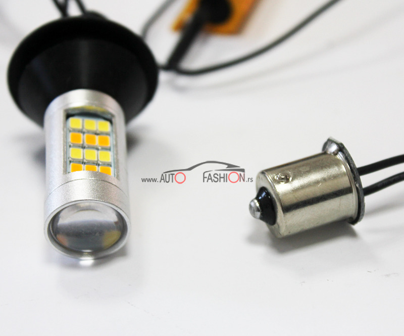 LED sijalica BA15S P21W CANBUS set za migavac