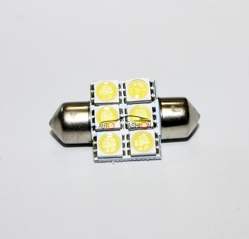 LED sijalica Festoon C10W C5W 31mm 6 smd