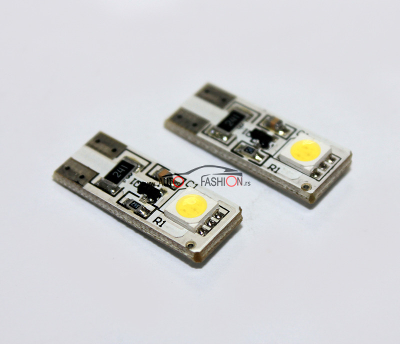 LED sijalica T10 w5w 2 LED diode