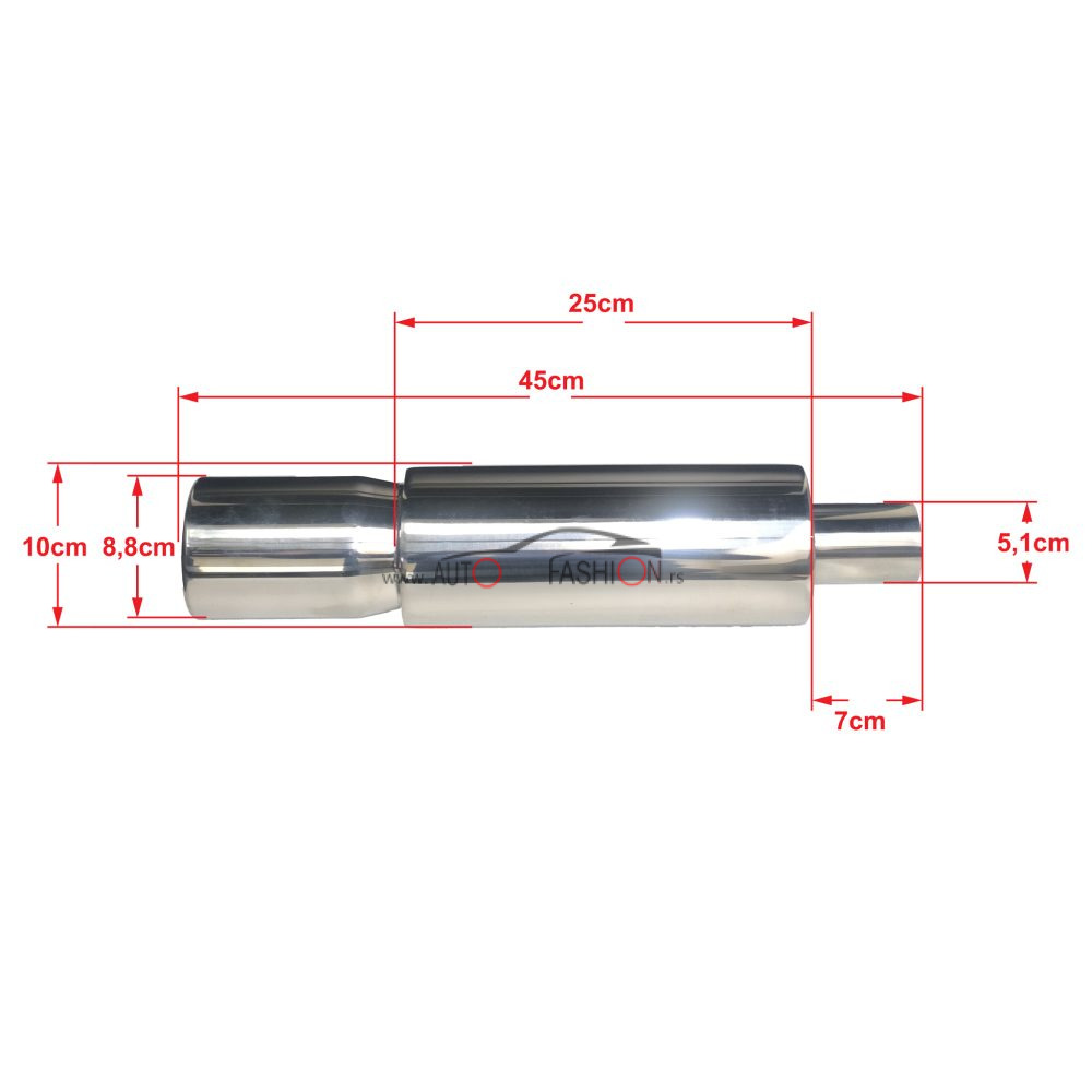 Auspuh lonac prohrom ZA MOTOR model 1