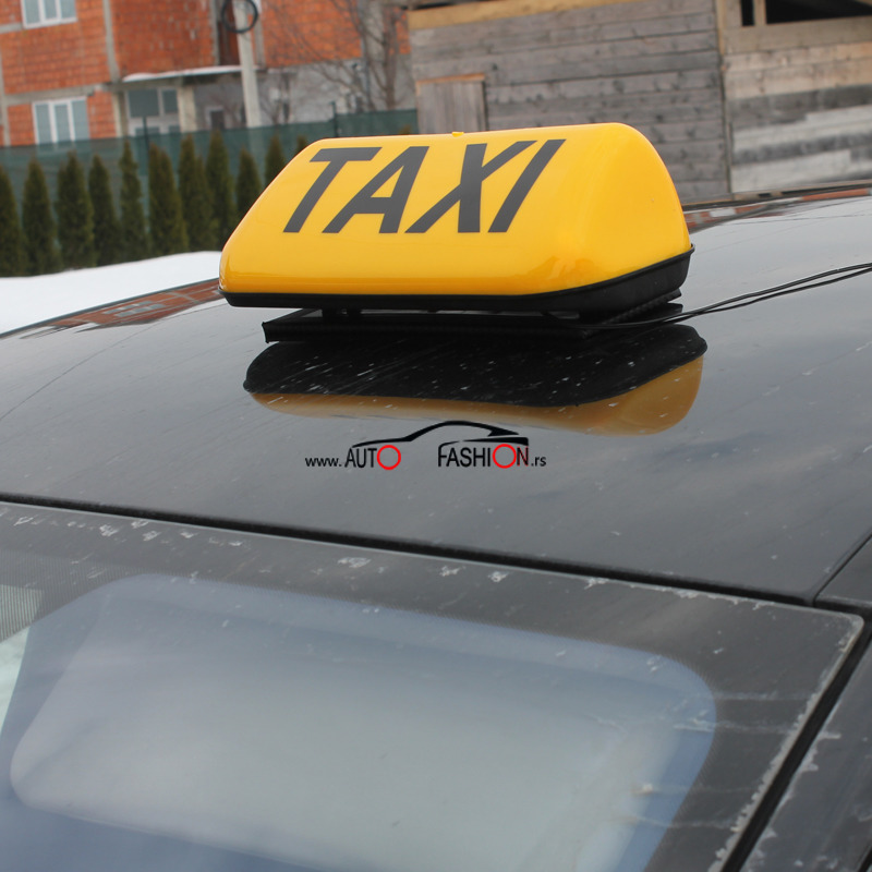 TAXI tabla XXL ŽUTA sa led sijalicama