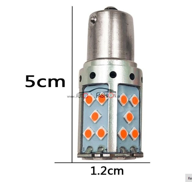 LED sijalica BA15S P21W CANBUS 35 smd ZA MIGAVAC