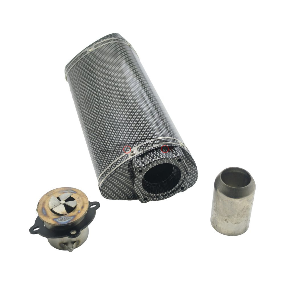 Auspuh lonac prohrom za motor KARBON 44cm