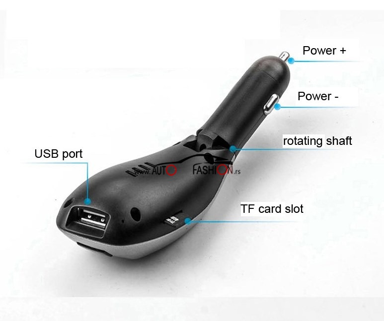 Transmiter FM MP3 X6 Bluetooth sa daljincem