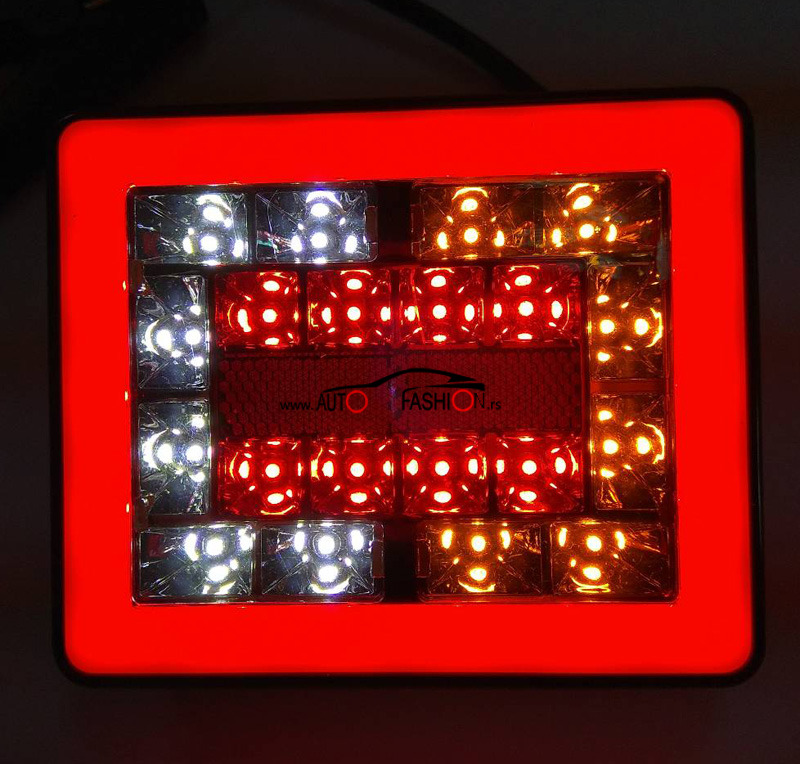 Štop svetlo LED NEON kocka 12V