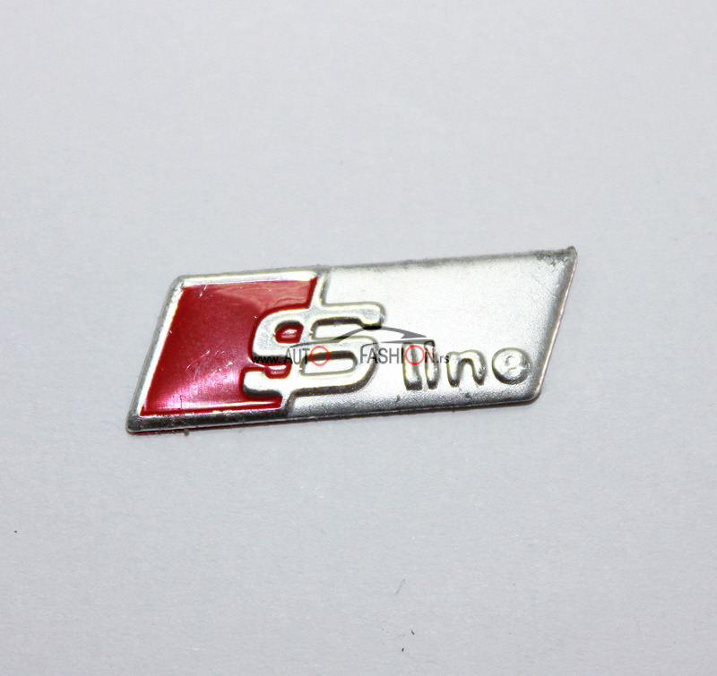 Natpis – stiker S line SILVER MAT