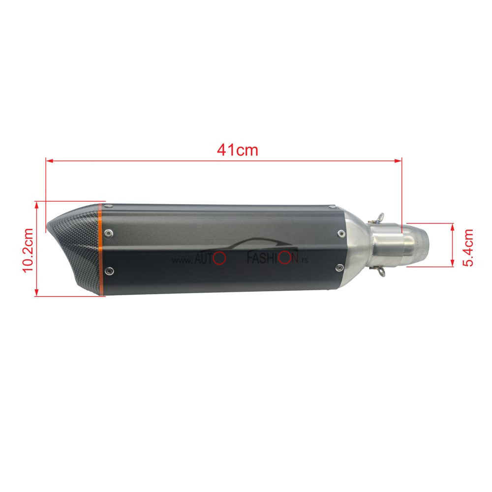 Auspuh za motor AKRAPOVIĆ karbon 41cm – REPLIKA