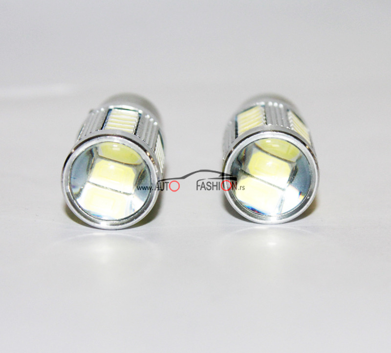 LED sijalica BA15S P21W 33 smd SOČIVO