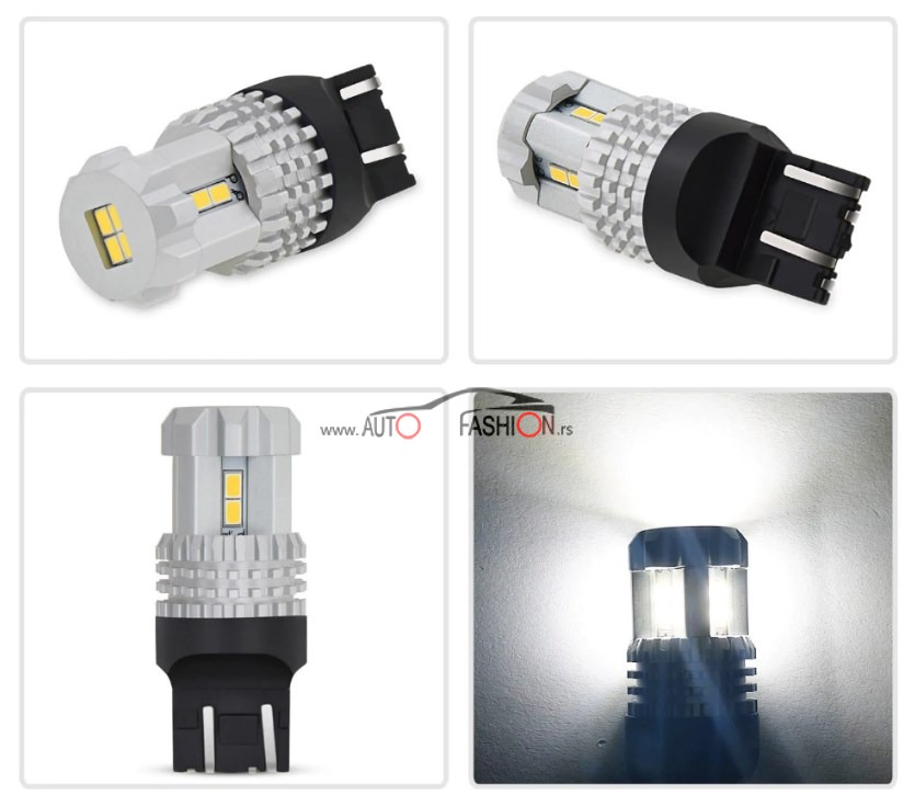 LED sijalica T20 W21/5W CANBUS 12 smd KOMAD