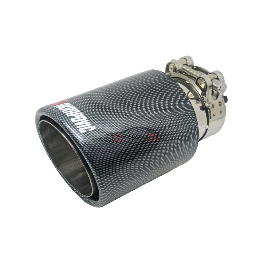 Nastavak auspuha prohrom AKRAPOVIČ karbon 60-63mm 89J