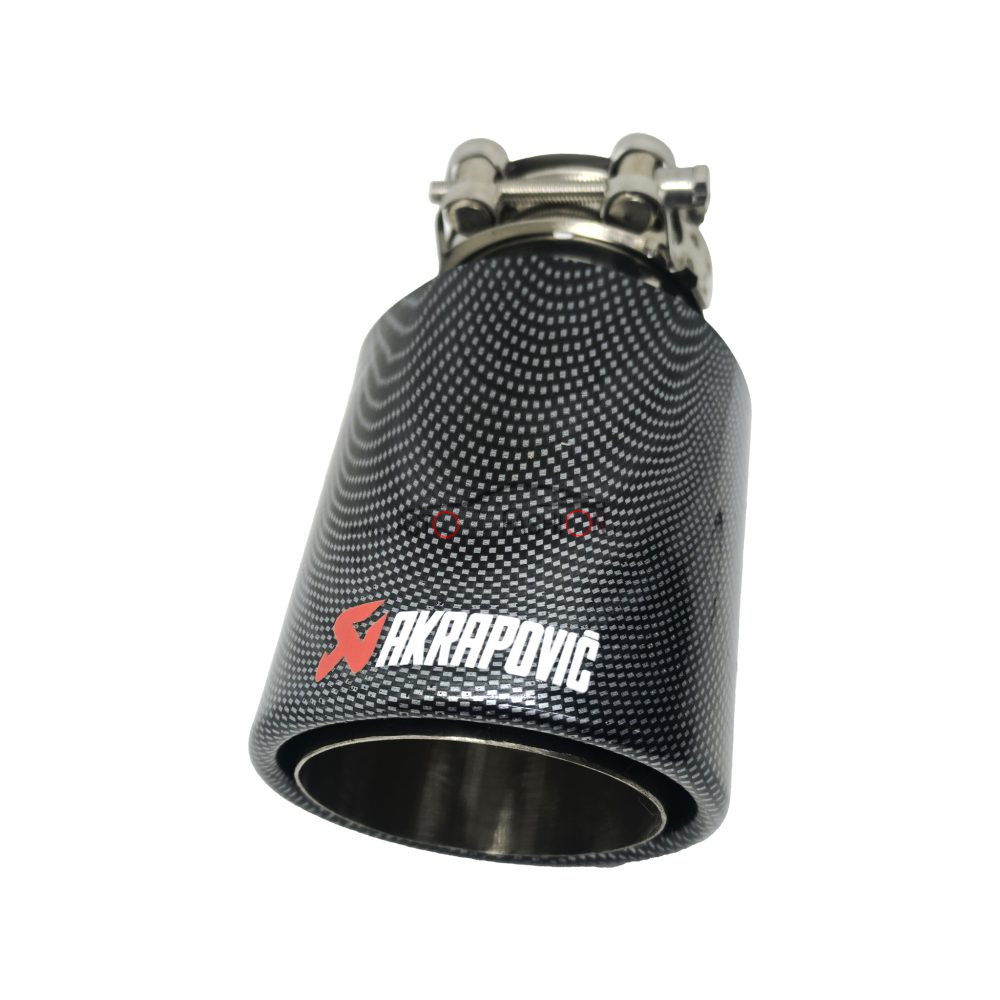 Nastavak auspuha prohrom AKRAPOVIČ karbon 60-63mm 89J