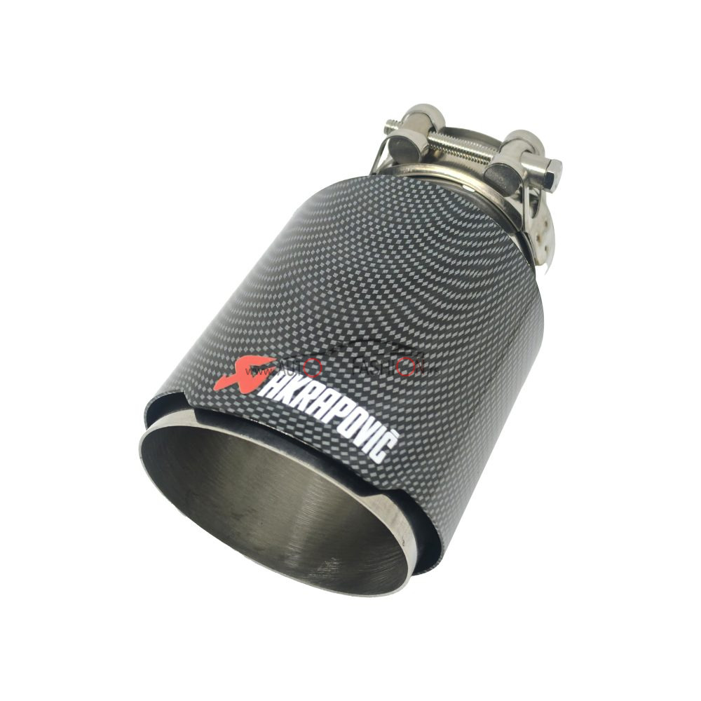 Nastavak auspuha prohrom AKRAPOVIČ karbon 60-63mm 89X