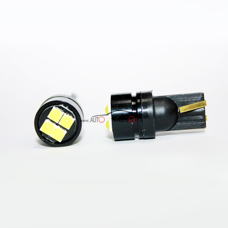 LED sijalica T10 W5W 4 CREE alu crna