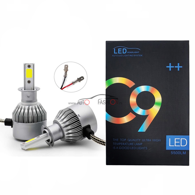 LED set H3 C9 12/24V 5500LM Canbus