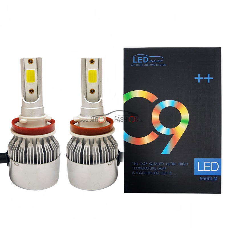 LED set H11 C9 12/24V 5500LM Canbus