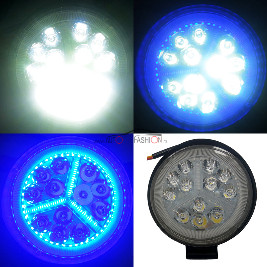 LED FAR Radni 36W 12V-24V krug TANKI