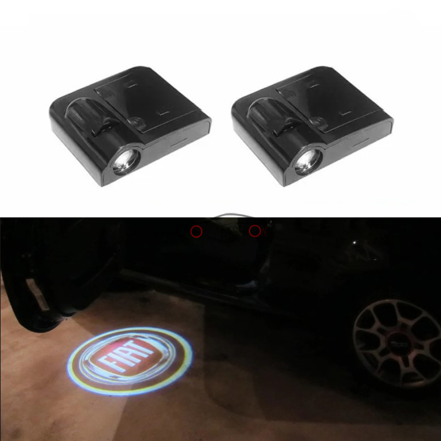 LED amblem Fiat CRVENI