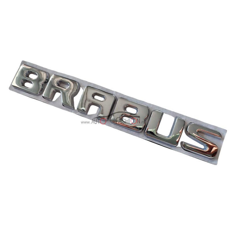 Natpis BRABUS veliki SILVER