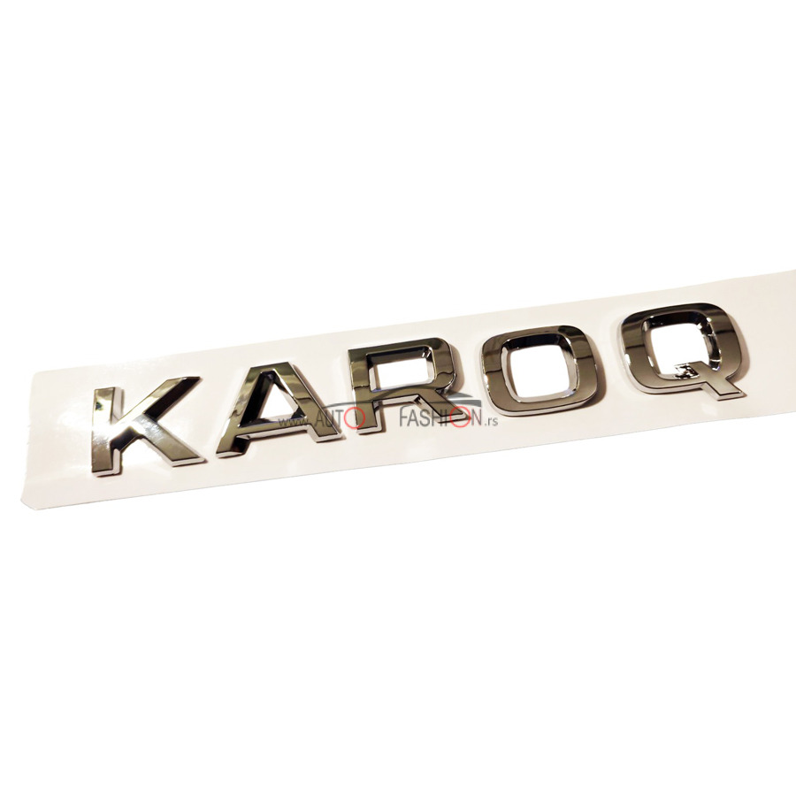 Natpis Karoq silver