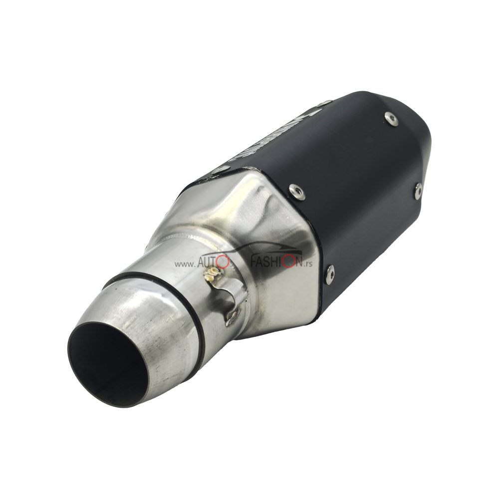 Auspuh za motor AKRAPOVIČ crni mat 25cm – replika