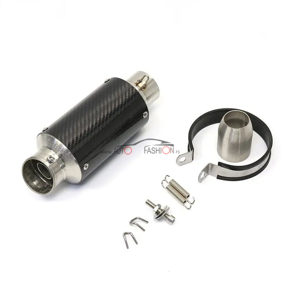Auspuh lonac prohrom za motor SQ Karbon 24.5cm