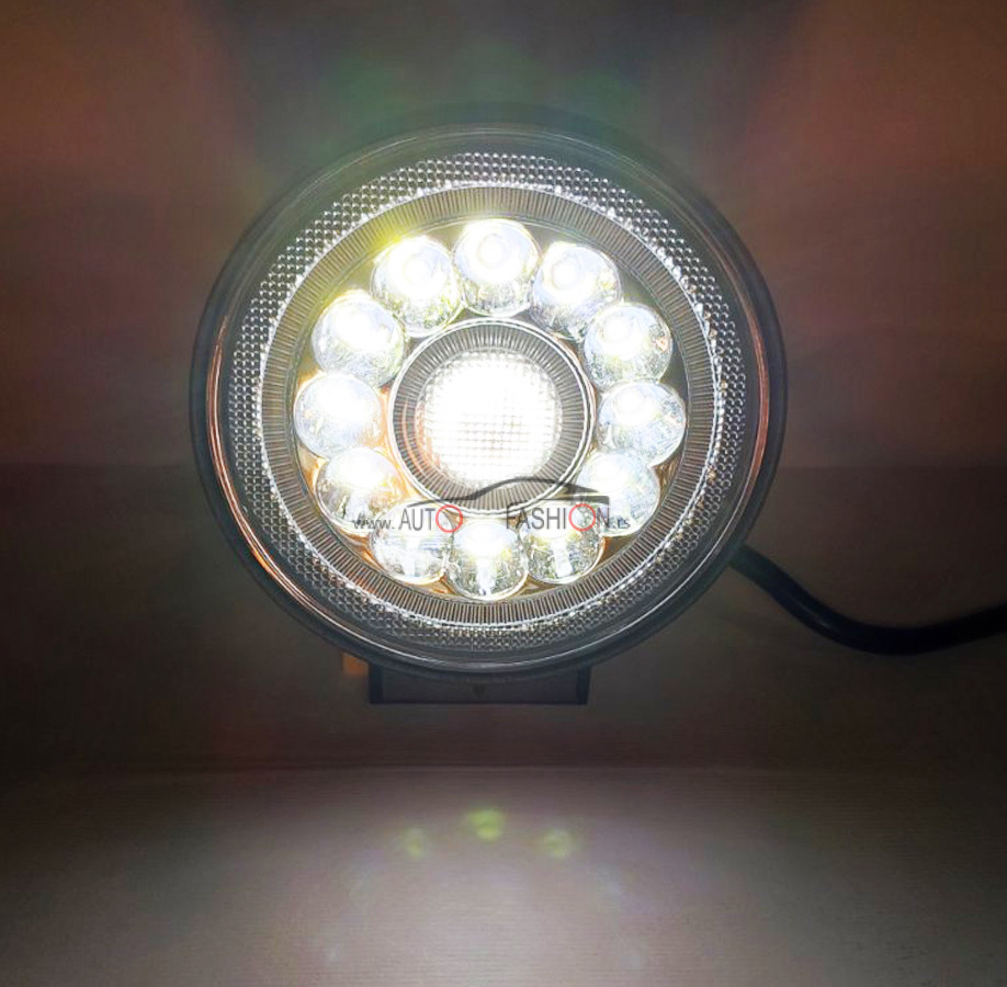 LED radni far DUGO I KRATKO 36-48W 12V-24V okrugli