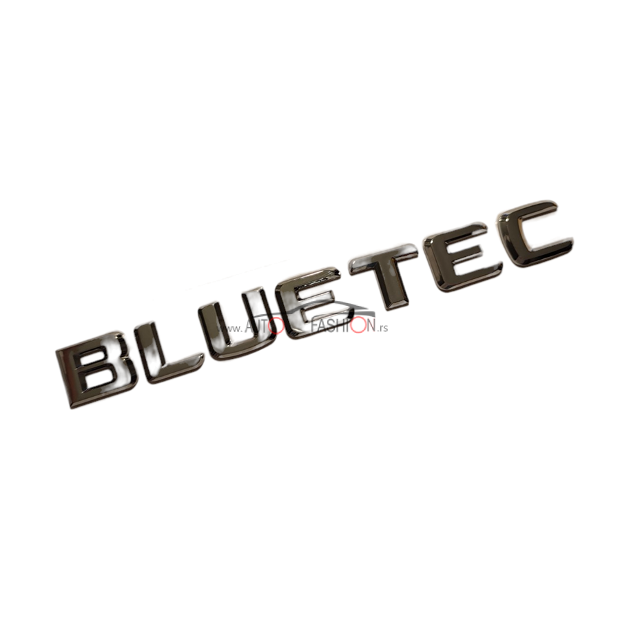 Natpis BLUETEC silver