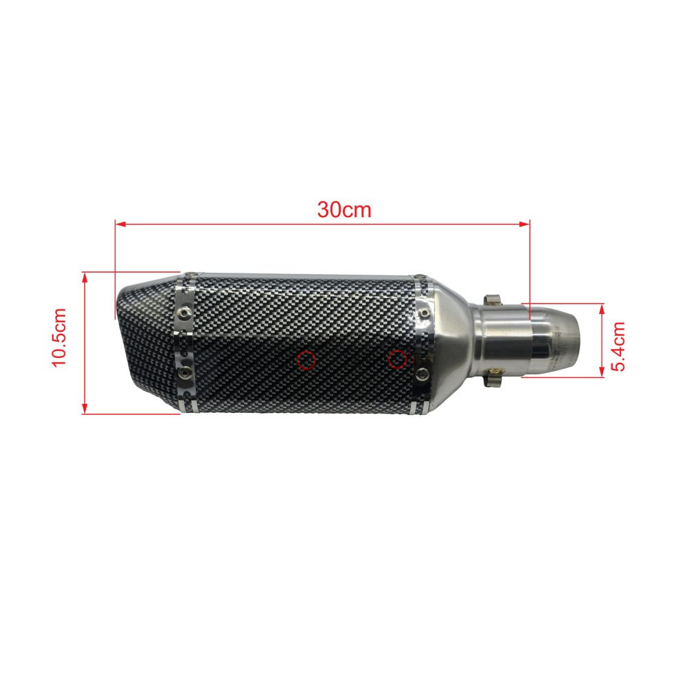 Auspuh za motor KARBON 30cm