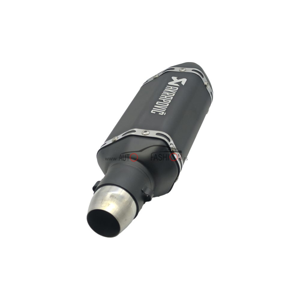 Auspuh za motor AKRAPOVIČ crni replika 31cm