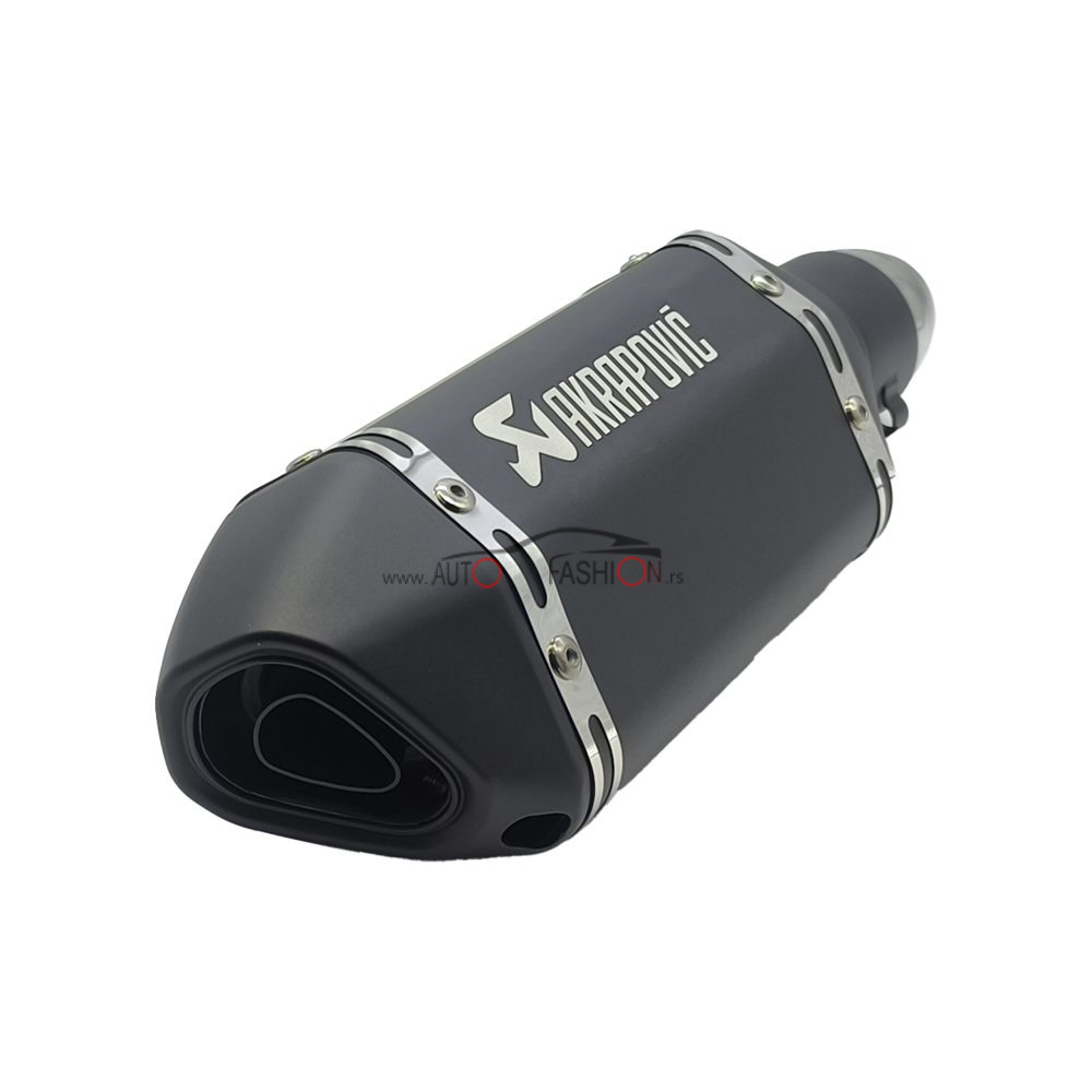 Auspuh za motor AKRAPOVIČ crni replika 31cm