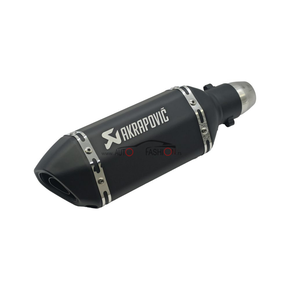 Auspuh za motor AKRAPOVIČ crni replika 31cm