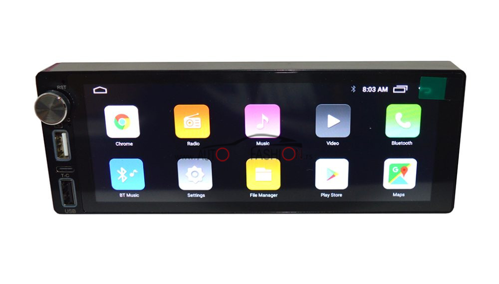 Multimedia Android 1Din 6.9″ CarPlay 4GB 32GB