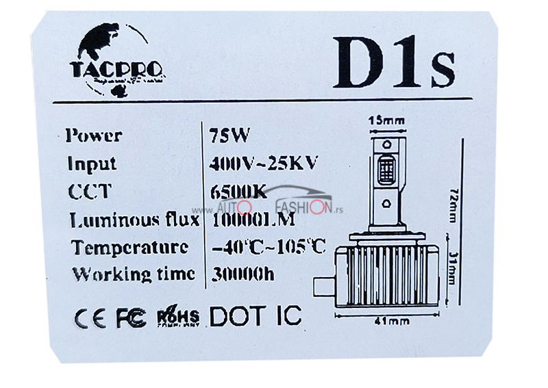 LED set D1S