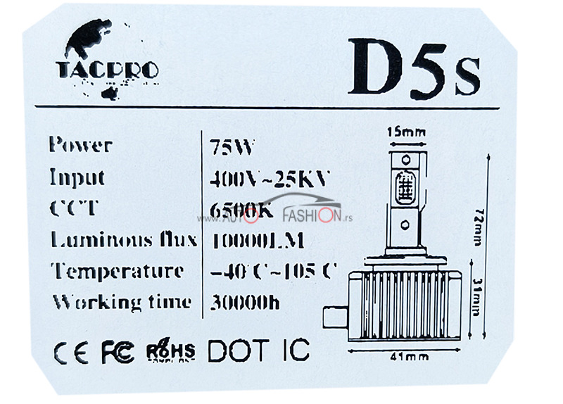 LED set D5S