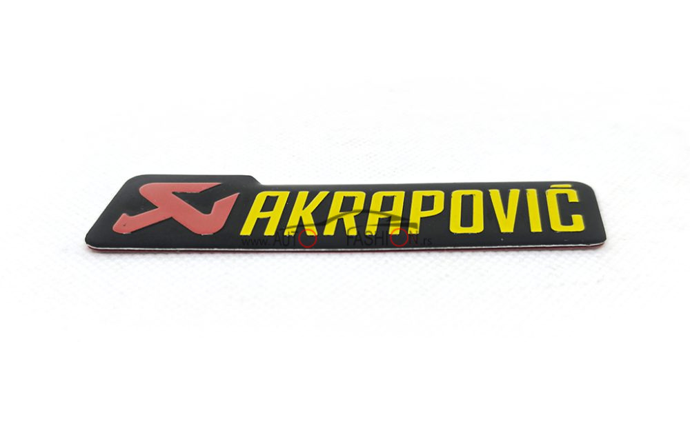 Alu Natpis Akrapovic