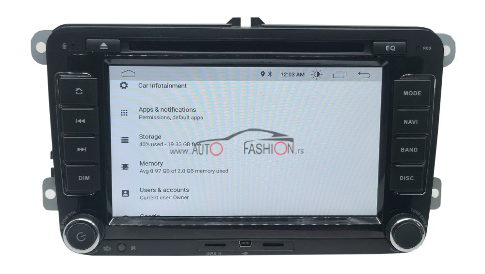 Multimedija Android VW dvd CARPLAY 7 inch